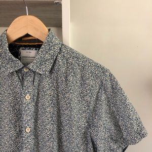 Denim & Flower Mini Print Floral Shirt